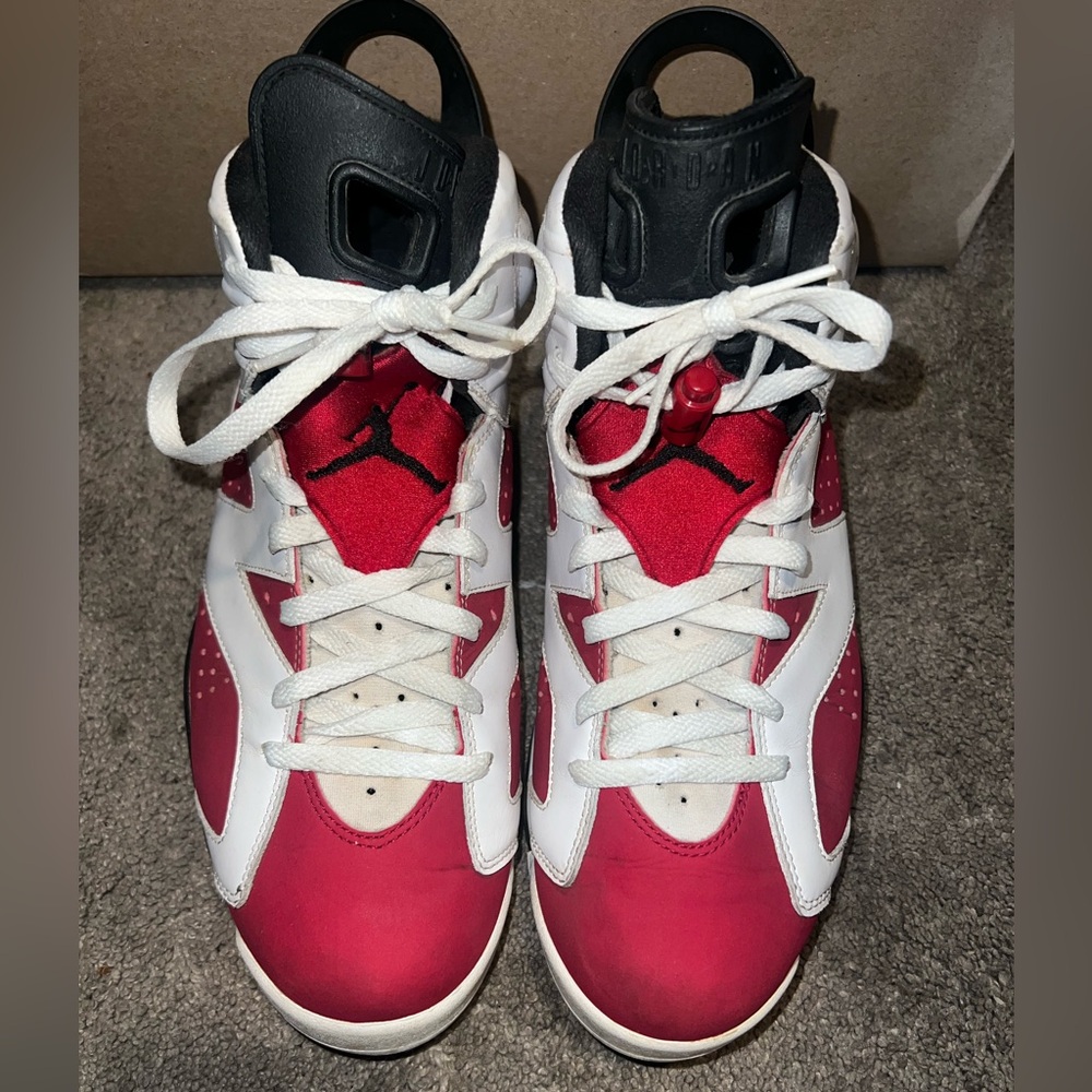 2014 Jordan 6 Carmine - Size 10.5 - Used, No Box - Picture 3 of 10